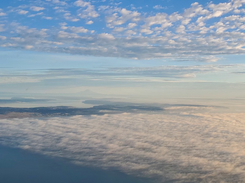 Photo of clouds and low fog